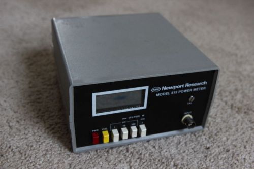 NRC Newport Research 815 Benchtop Digital Lab Photodetector/Optical Power Meter