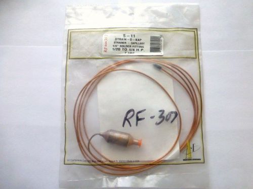 Strain-O-Kap S-11 Capillary Tube and Strainer Combination