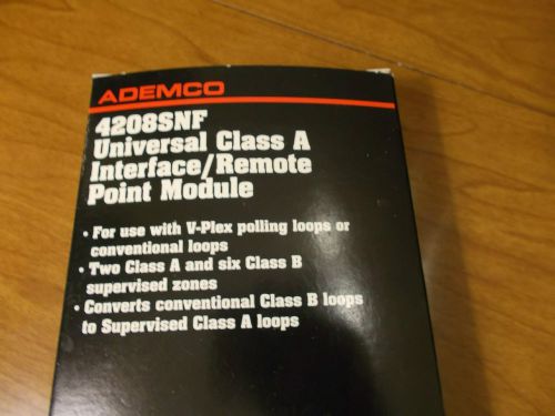 ADEMCO 4208 4208SNF Fire Burg Interface/Remote V-Plex 6Class B 2 A polling loops