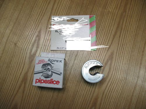 Kopex pipeslice 3/8 inch copper &amp; plastic tubing cutter for sale