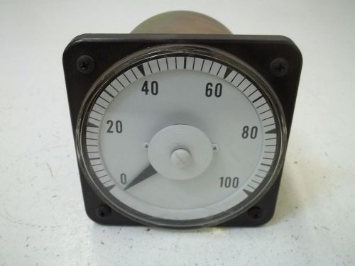 YOKOGAWA 103191HEZZ PANEL METER 0-100 *USED*