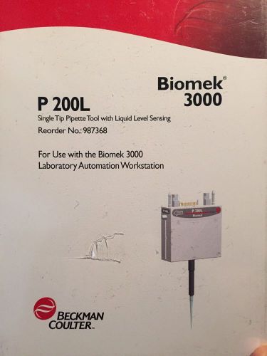 5384211 Beckman Coulter Biomek 3000 P200L Pipette Dispensing Tool