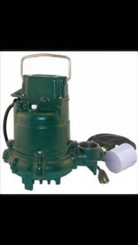 Zoeller 0.3 hp pump for sale