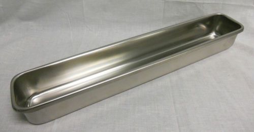 New Miltex Stainless Steel Catheter Tray 3-943 - 17 1/4&#034;x4 1/2&#034;x 2&#034;