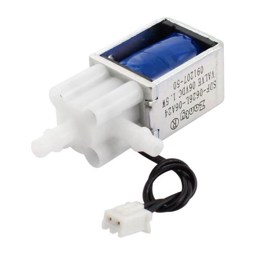 Dc 6v 2mm 20g 2-ports open frame solenoid electromagnet gas valve for sale