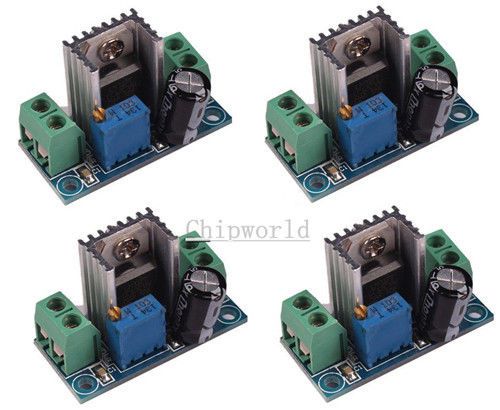 4pcs LM317 DC-DC Converters Step Down Power Module Adjustable Linear Regulator w