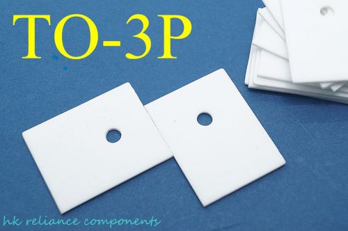 TO-3P 20x26mm Ceramic Sheet Insulator for Transistor Heat Sink, 10 pcs