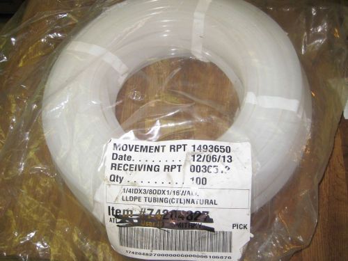 100 ft lldpe tubing 1/4 inside