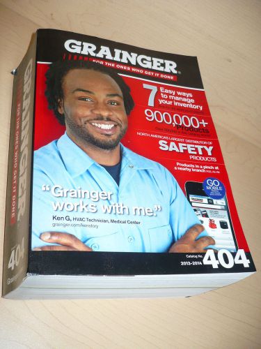 Grainger Catalog 404 Soft Cover 2013-2014 Edition Barely Used, 4674 Pg Resource!