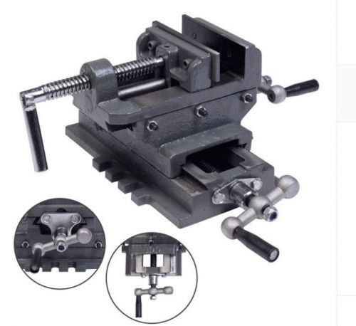 New 4&#034; Cross Drill Press Vise X-Y Clamp Machine Slide Metal Milling 2 Way HD