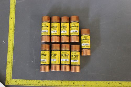 9 BUSSMAN LOW PEAK FUSES LPJ-10SP 10A 600V   (S23-4-25FE)