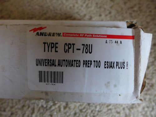 Andrew universal coax prep tool type cpt-78u easiax plus for sale