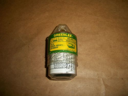 Greenlee screw anchor expander no 866 10-24 for sale