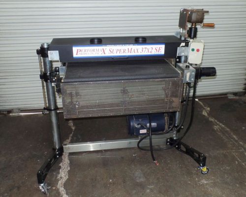 Performax Supermax 37&#034; Dual Drum Sander 5hp Single Phase variable feed extension