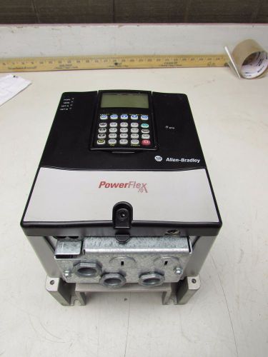 ALLEN BRADLEY POWERFLEX 70 AC DRIVE 20AD3P4A0AYNANC0 2HP 480VAC NICE MAKE OFFER