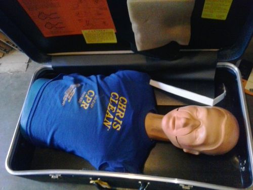 ARMSTRONG MEDICAL AMBU SIMULATOR II CPR MANIKIN NURSING EMT TRAINING Chris Clean