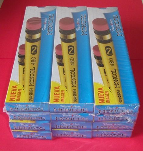 Mongol 480 Papermate Pencil - 12 Pack of 12 Pencils - Number 2 - Venezuela