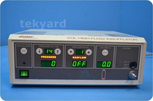 Stryker 620-030-400 20l (20 liter) high flow insufflator/laparoflator @ (118045) for sale