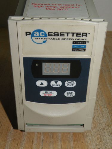 Bodine Pacesetter 2728 Adjustable Speed Drive for Induction Motors 230V 1/4HP