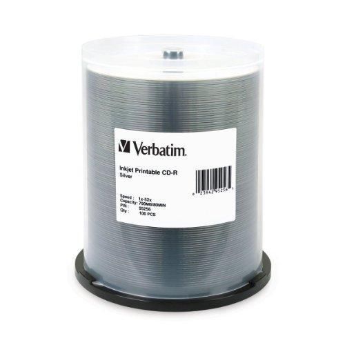 100 Verbatim Inkjet Printable CD-R