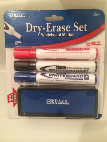 DRY ERASE SET WHITE BOARD MARKER 3 COLORS