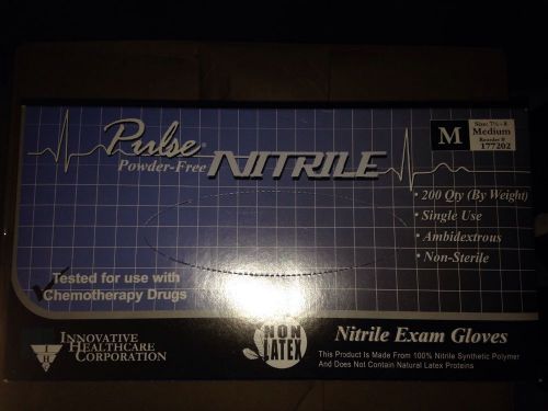 Nitrile exam gloves size M 2 boxes