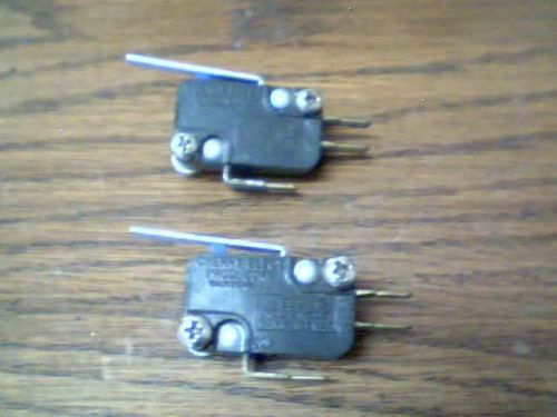 2 NEW CHERRY ELECTRIC SWITCH ACTUATOR E22 3A 3 A AMP 125 VAC NOS P6