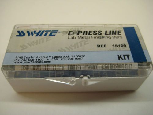 SS.WHITE EXPRESS LINE CARBIDE BUR KIT.........NEW