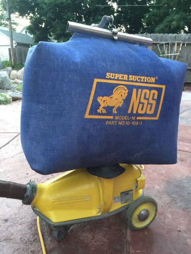 NSS NATIONAL SUPER SERVICE M-1 PIG? INDUSTRIAL COMMERCIAL CANISTER VACUUM