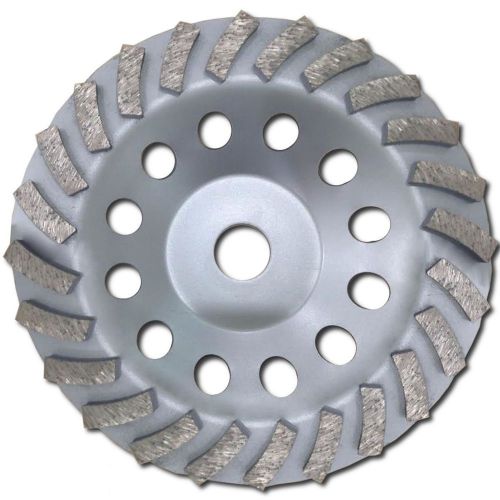 7&#034;X24SEG HEAVY  DUTY DIAMOND CUP WHEEL 4 HARD CONCRETE STONE BLOCK GRINDING-BEST