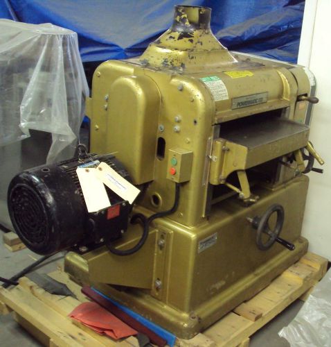 Powermatic 180 planer, 7.5hp, 18 x 6 cap., 4 knife head, cleaned, checked for sale