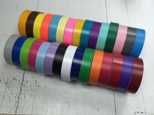 1&#034; width Color Vinyl Tape 30 rolls Set