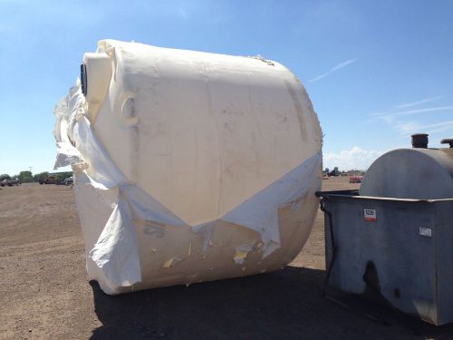 7400 Gallon Poly Cone Tank and Steel Stand.