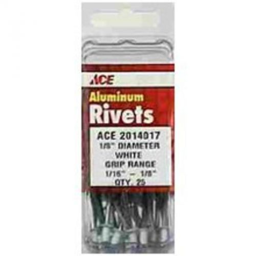 Rivets Al1/8X1/2 100Pk Ace Pop Rivets 2014082 082901015833