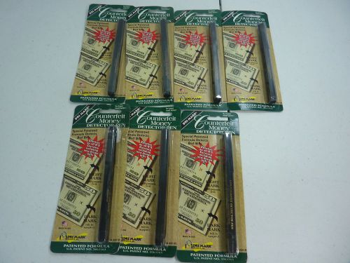 LOT OF 7 NEW DRI MARK SMART MONEY COUNTERFEIT BILL DETECTOR PENS