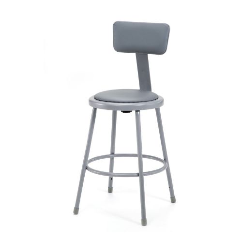 24-inch Vinyl Padded Stool