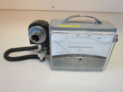 Microamperes DC Guage/ TVO Meter &amp; Probe  8842  Optical Instruments Inc