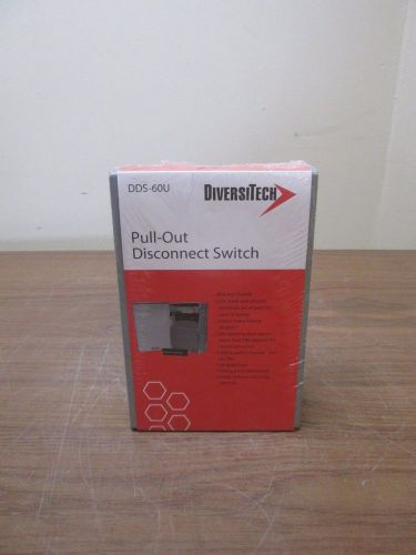 New Sealed Diversitech DDS-60U Pull-Out Disconnect Switch 60 amp FREE SHIPPING