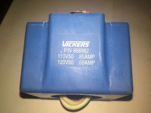 VICKERS HYDRAULIC SOLENOID VALVE COIL 868982 NIB