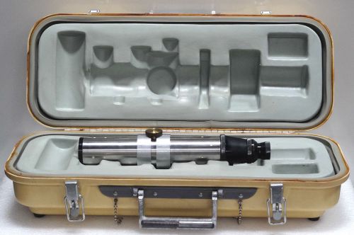 BRUNSON MODEL 81 ALIGNMENT TELESCOPE W/ TRAVEL CASE ~TAKE A LOOK~