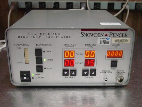 Snowden &amp; Pencer Computerized High Flow Insufflator 89-8600