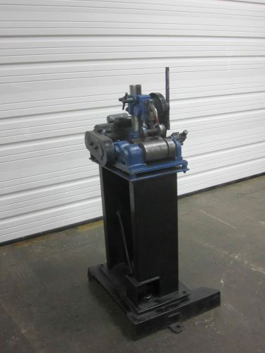 Birkestrand semi-automatic roll type tube cutoff machine - used - am9102 for sale