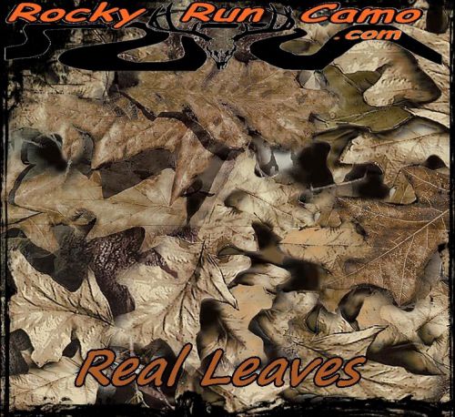 Real Leaves R.R.C.Camo Hydrographic water transfer Dip Kit Guns,Skulls,auto,ATV