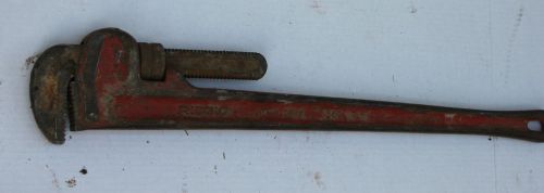 Ridgid 36&#034; Steel Heavy Duty Tools 3 Ft. Plumbing Adjustable Pipe Wrench USA Made