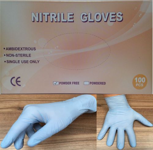 P&amp;p nitrile exam gloves small 10 box=1000pcs medical  latex free designed in usa for sale