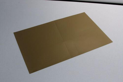 Stahls&#039; fashion-lite heat transfer vinyl craft sheet - qty 15 - gold - 12&#034; x 19&#034; for sale
