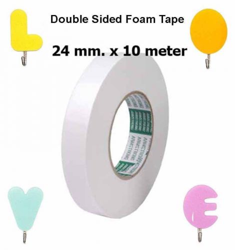 10 meter double side foam tape photo bath wall poster adhesive kitchen hook glue for sale