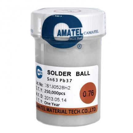 Solder balls for BGA 0.76mm 250k, Leaded