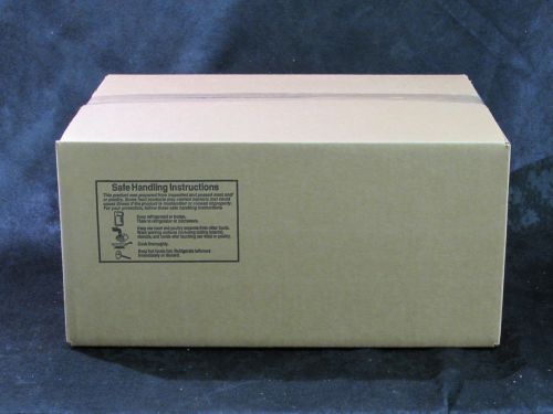 NEW 460ct BROWN FOOD SAFE SINGLE WALL CARDBOARD 17-1/4&#034;X13&#034;X9&#034; BOX