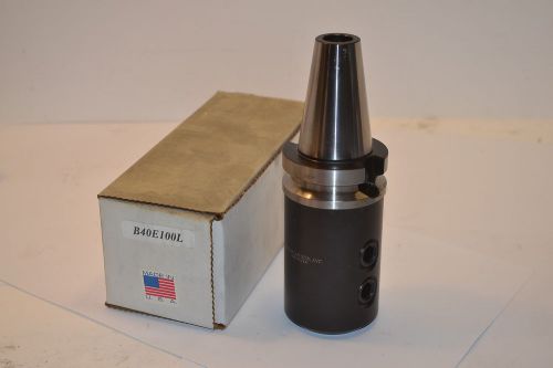 Nos american sun usa  bt 40  b40e100l bt40 1&#034; long end mill holder  item wl30.2 for sale